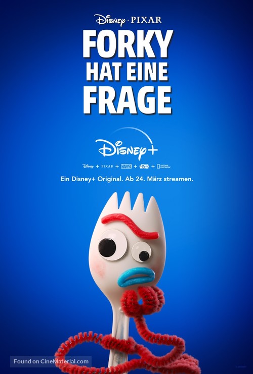 &quot;Forky Asks a Question&quot; - German Movie Poster