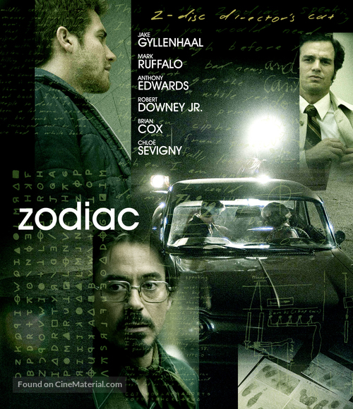 Zodiac - Blu-Ray movie cover