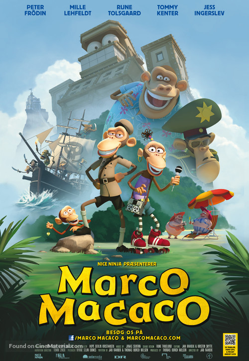 Marco Macaco - Danish Movie Poster