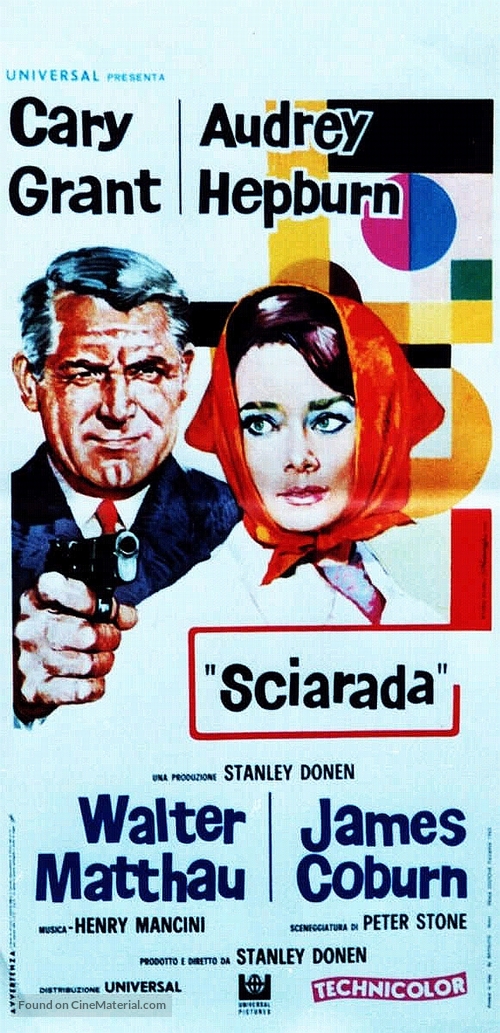 Charade - Italian Movie Poster