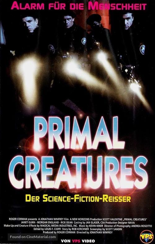 Carnosaur 3: Primal Species - German VHS movie cover
