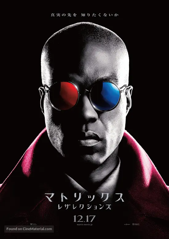 The Matrix Resurrections (2021) Japanese movie poster