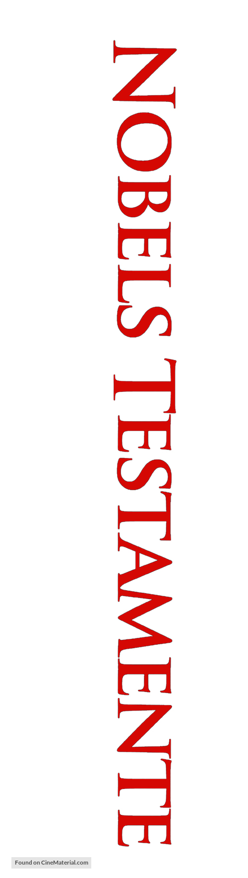 Nobels testamente - Danish Logo
