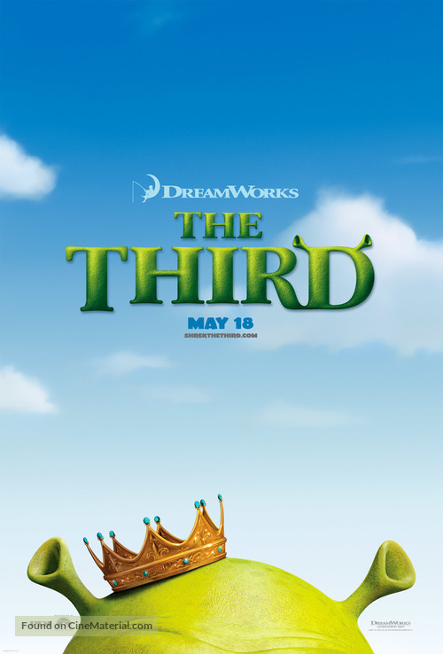 Shrek the Third - Teaser movie poster