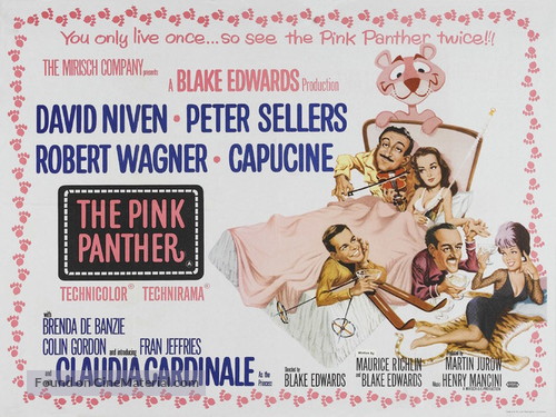 The Pink Panther - British Movie Poster