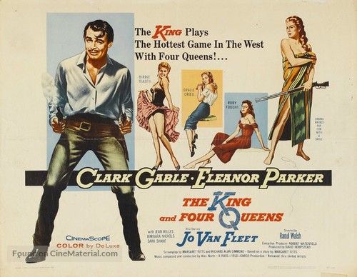 The King and Four Queens - Movie Poster