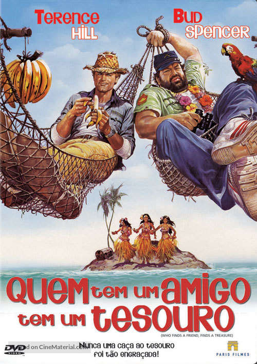 Chi trova un amico trova un tesoro - Brazilian DVD movie cover