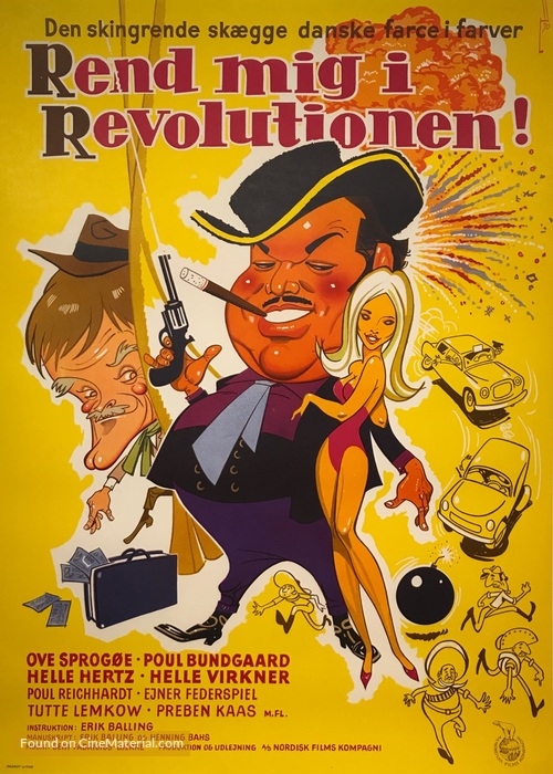 Rend mig i revolutionen - Danish Movie Poster