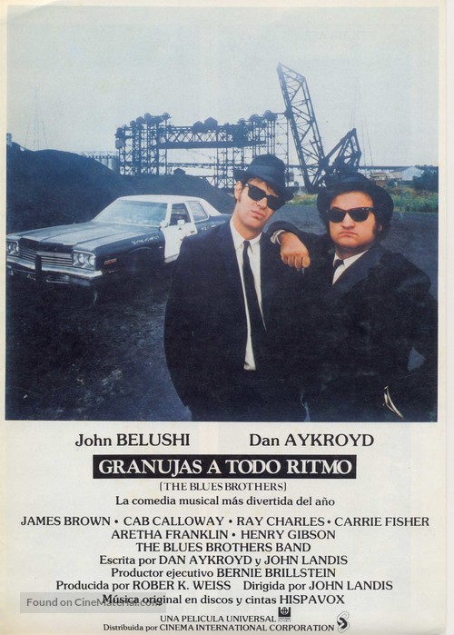 The Blues Brothers - Spanish Movie Poster
