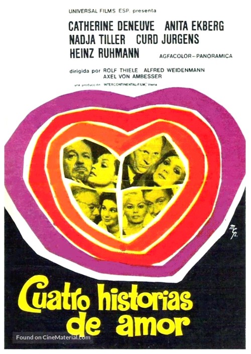 Das Liebeskarussell - Spanish Movie Poster