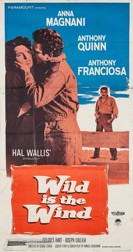 Wild Is the Wind (1957) movie poster Wild Is the Wind (1957) movie poster