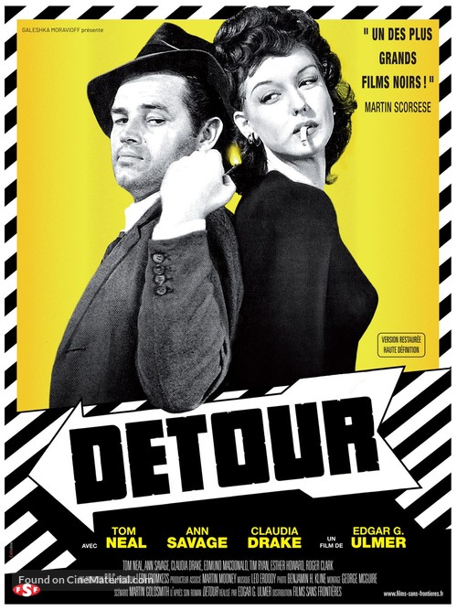 Detour - French Re-release movie poster