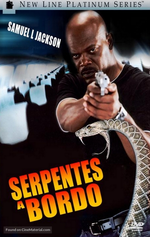 Snakes on a Plane - Brazilian DVD movie cover