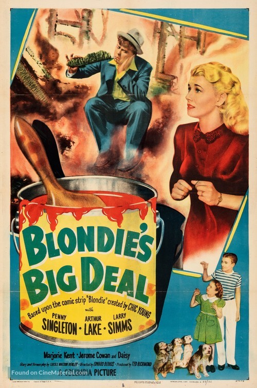 Blondie&#039;s Big Deal - Movie Poster