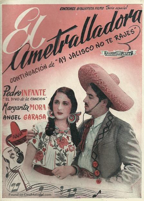 El ametralladora - Mexican Movie Poster