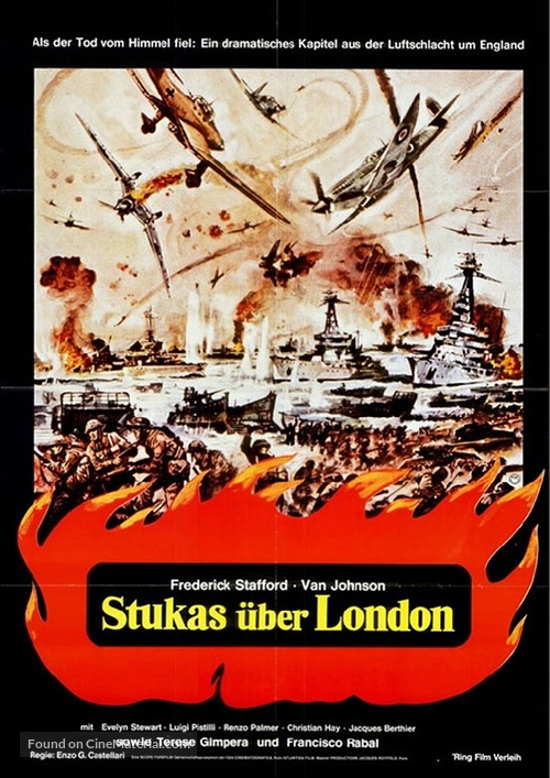 Battaglia d&#039;Inghilterra, La - German Movie Poster