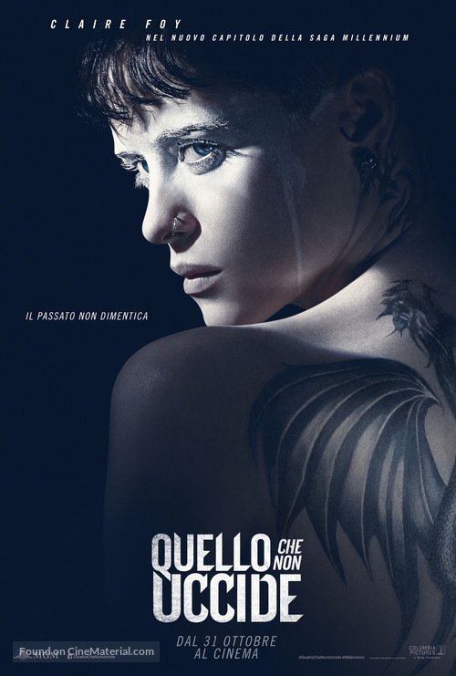 The Girl in the Spider&#039;s Web - Italian Movie Poster