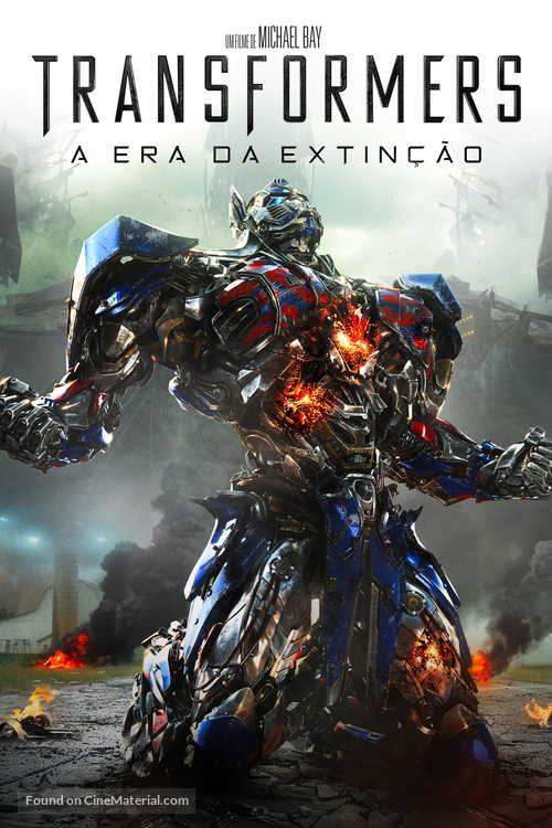 Transformers: Age of Extinction - Brazilian Movie Cover