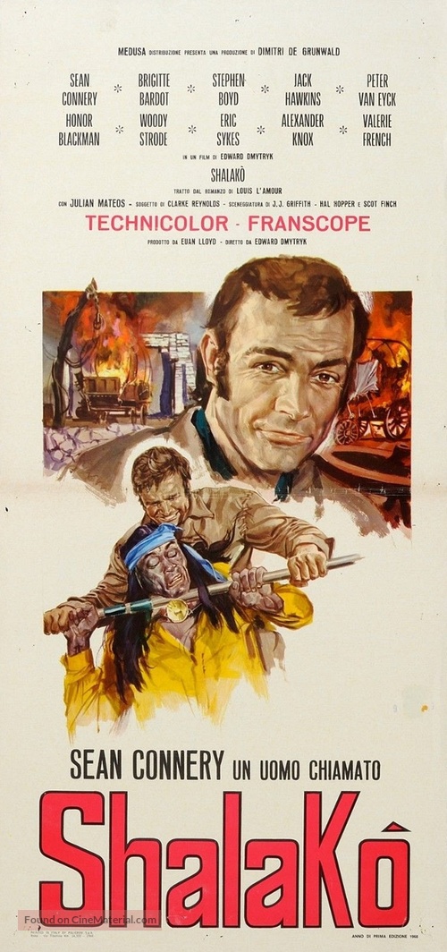 Shalako - Italian Movie Poster