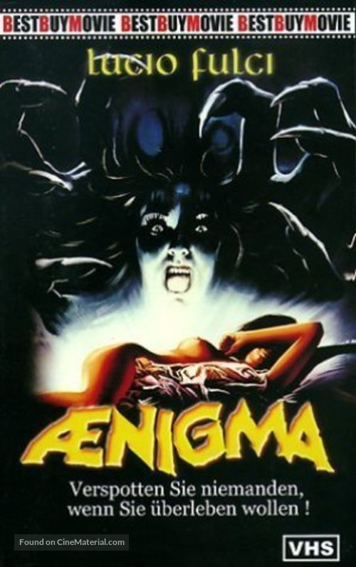Aenigma - German VHS movie cover