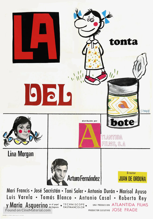 Tonta del bote, La - Spanish Movie Poster