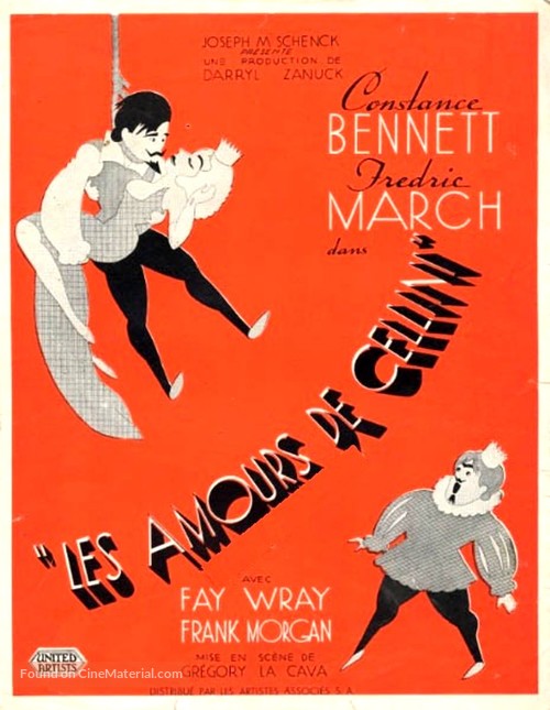 The Affairs of Cellini - French Movie Poster