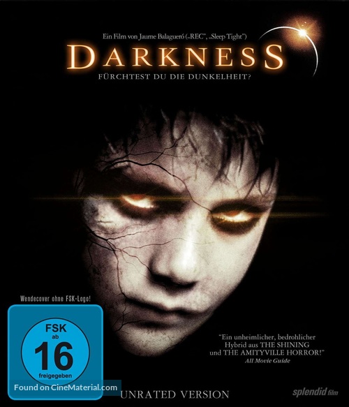 Darkness - German Blu-Ray movie cover