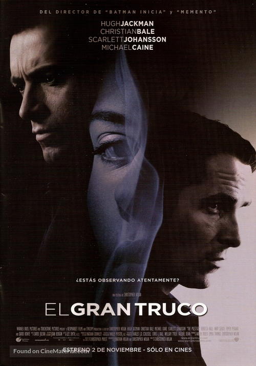 The Prestige - Argentinian Movie Poster