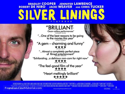 Silver Linings Playbook - British Movie Poster