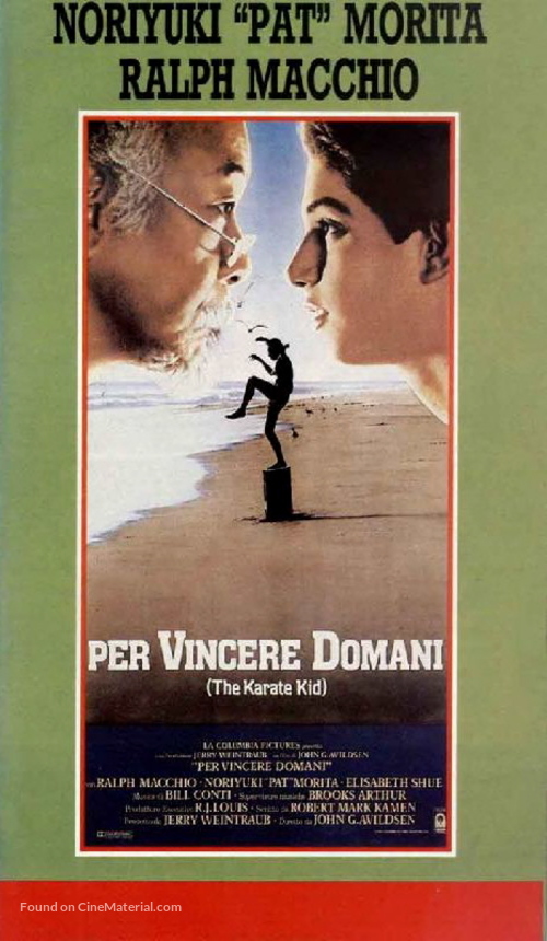 The Karate Kid - Italian VHS movie cover