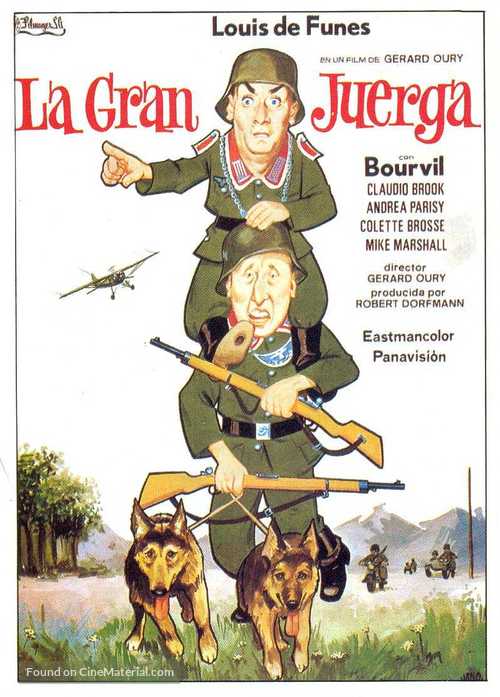 La grande vadrouille - Spanish Movie Poster