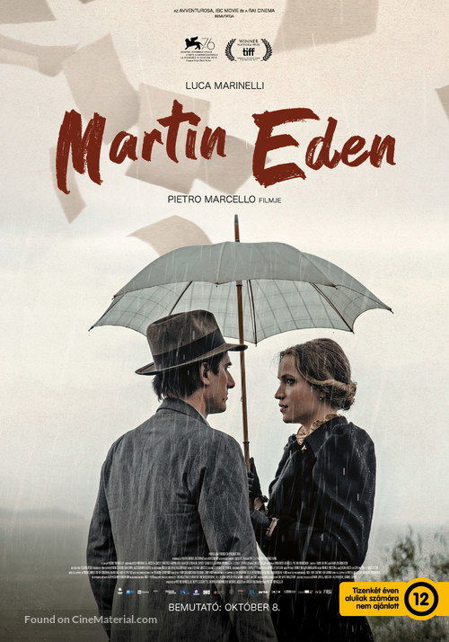 Martin Eden - Hungarian Movie Poster