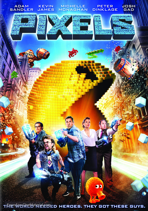 Pixels - DVD movie cover