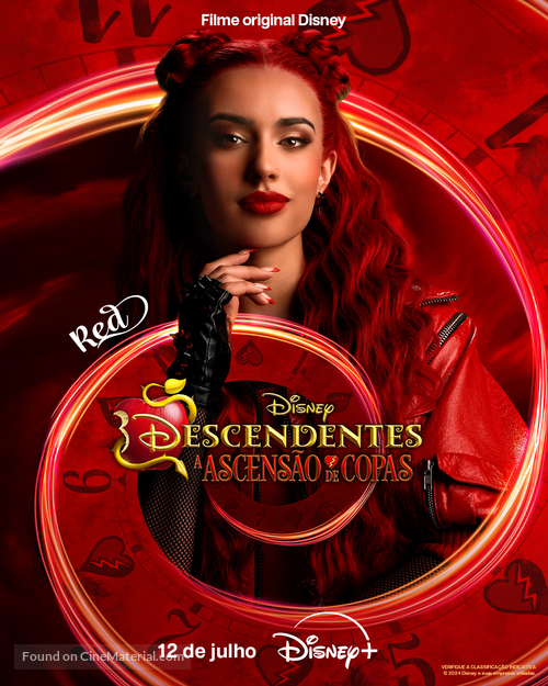 Descendants: The Rise of Red - Brazilian Movie Poster