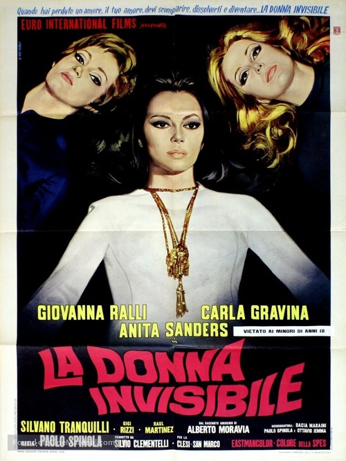 La donna invisibile - Italian Movie Poster