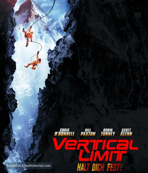Vertical Limit - German Blu-Ray movie cover