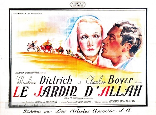The Garden of Allah - French Movie Poster