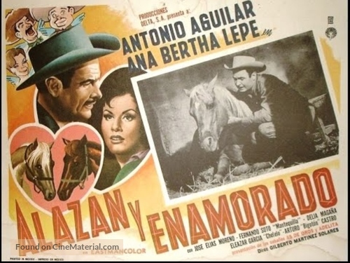 Alaz&aacute;n y enamorado - Mexican Movie Poster