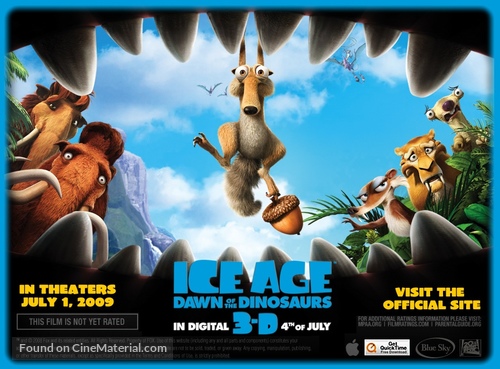 Ice Age: Dawn of the Dinosaurs - Movie Poster