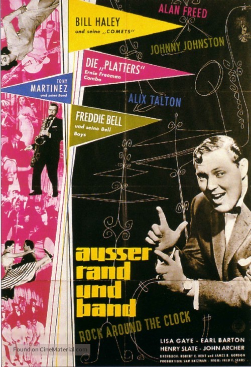 Rock Around the Clock - German Movie Poster