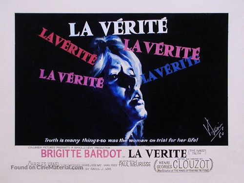 La v&eacute;rit&eacute; - British Movie Poster