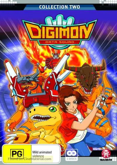 &quot;Digimon Data Squad&quot; - Australian DVD movie cover