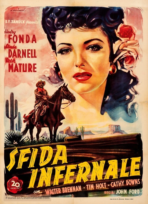 My Darling Clementine - Italian Movie Poster