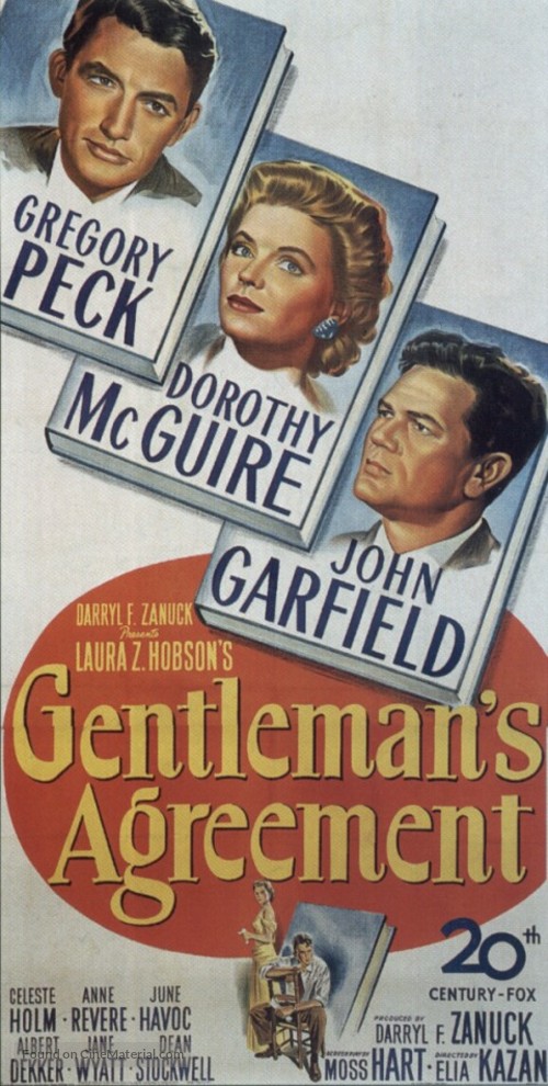 Gentleman&#039;s Agreement - Movie Poster