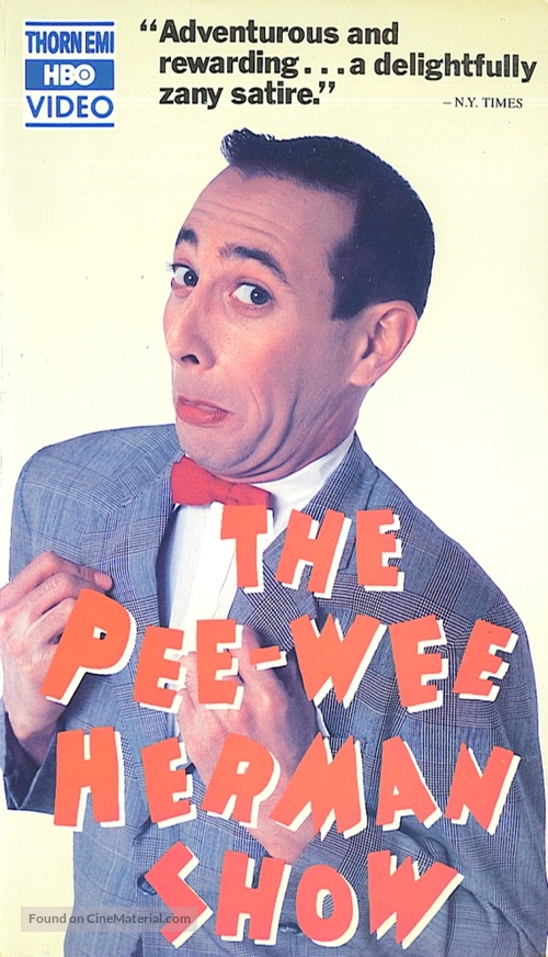 The Pee-wee Herman Show - VHS movie cover
