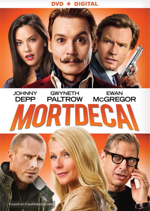 Mortdecai - DVD movie cover