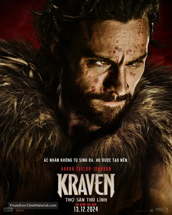 Kraven the Hunter - Vietnamese Movie Poster