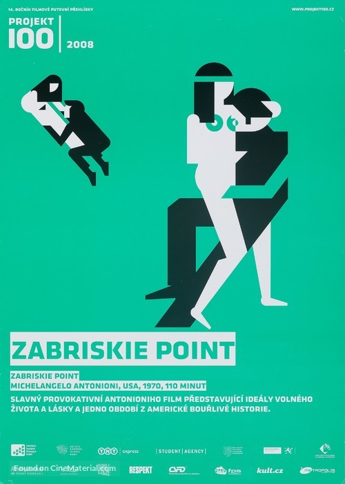 Zabriskie Point - Czech Re-release movie poster