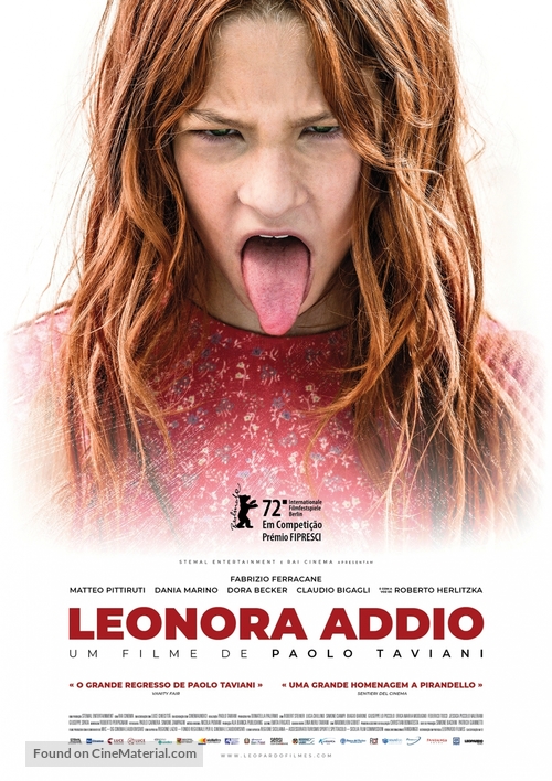 Leonora addio - Portuguese Movie Poster