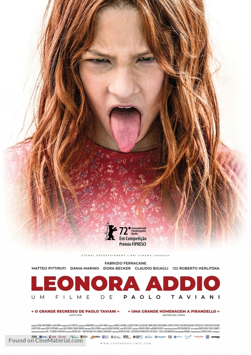 Leonora addio - Portuguese Movie Poster